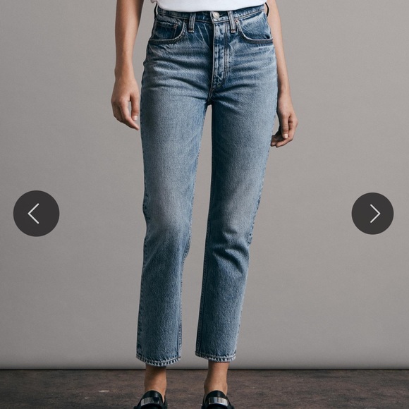 Rag & Bone Ladies Nina High Rise Ankle Cigarette Slim Jeans in Norwalk, Waist 26 - Picture 1 of 14